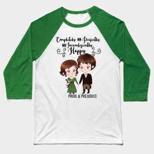 Pride and Prejudice - jane austen chibi darcy elizabeth bennet Baseball T-Shirt